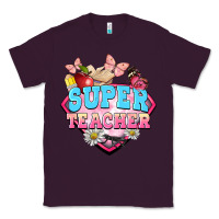 Plum super teacher Classic Tee - BarkalooDesign