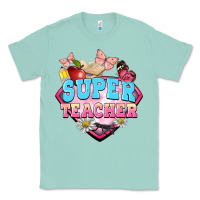Seafoam super teacher Classic Tee - BarkalooDesign