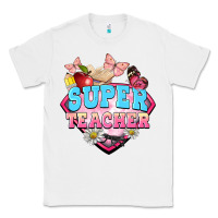 White super teacher Classic Tee - BarkalooDesign