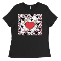 Valentine's Day Hearts Ladies Tee | Teevron