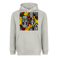 Moon Dust african masks colorful seamless pattern Heavyweight Hoodie - BundleAndBundleShop