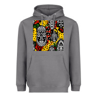 Storm african masks colorful seamless pattern Heavyweight Hoodie - BundleAndBundleShop