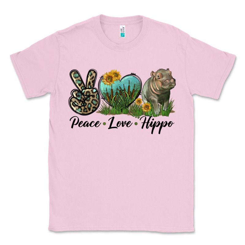 Peace Love Hippo Classic Tee by LillyAllenDesigns | Teevron