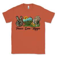 Copper Peace Love Hippo Classic Tee - LillyAllenDesigns