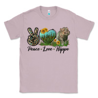 Lilac Peace Love Hippo Classic Tee - LillyAllenDesigns