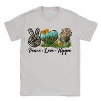 Moon Dust Peace Love Hippo Classic Tee - LillyAllenDesigns