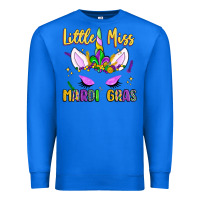 True Royal little miss mardi gras Premium Sweatshirt - LillyAllenDesigns