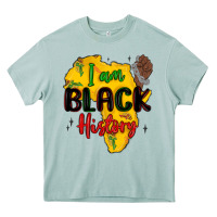 Arona i am black history Heavy Core Tee - MaliasSmallBusiness