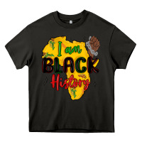 Asphalt i am black history Heavy Core Tee - MaliasSmallBusiness