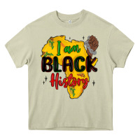 Mossy i am black history Heavy Core Tee - MaliasSmallBusiness