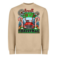 Mushroom small town christmas Heavyweight Sweatshirt - CowGirlArtShop