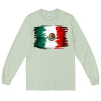 Matcha Mexican flag Long Sleeve Tee - NancyCooperArtShop