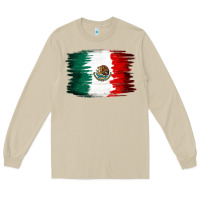Mushroom Mexican flag Long Sleeve Tee - NancyCooperArtShop
