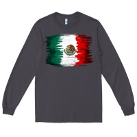 Smoke Mexican flag Long Sleeve Tee - NancyCooperArtShop