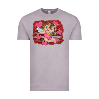 Vintage Zinc valentine's day cupid heart Vintage Tee - RanaPortraitStore