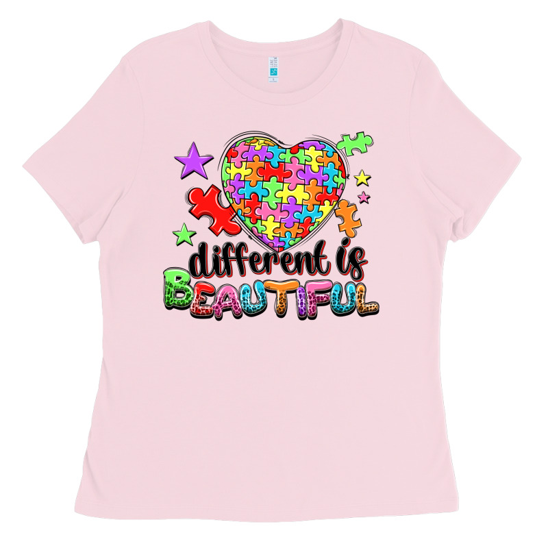 Different Is Beautiful Ladies Tee by NancyCooperArtShop | Teevron