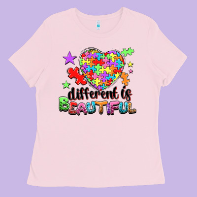 Different Is Beautiful Ladies Tee Designed By Nancycooperartshop
