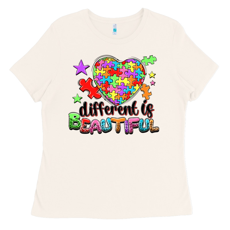 Different Is Beautiful Ladies Tee by NancyCooperArtShop | Teevron
