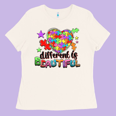 Different Is Beautiful Ladies Tee Designed By Nancycooperartshop