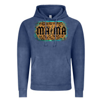 Vintage Denim Leopard Patterned Mama Tried Vintage Hoodie - Bettercallsaul