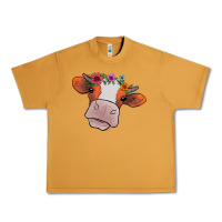 Peanut Butter Cow With Flowers Urban Heavy Tee - Bettercallsaul