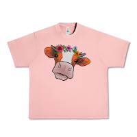 Salmon Cow With Flowers Urban Heavy Tee - Bettercallsaul