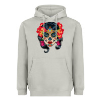 Moon Dust sugar skull Heavyweight Hoodie - BundleAndBundleShop