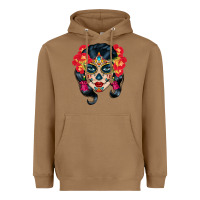 Toasted Coconut sugar skull Heavyweight Hoodie - BundleAndBundleShop