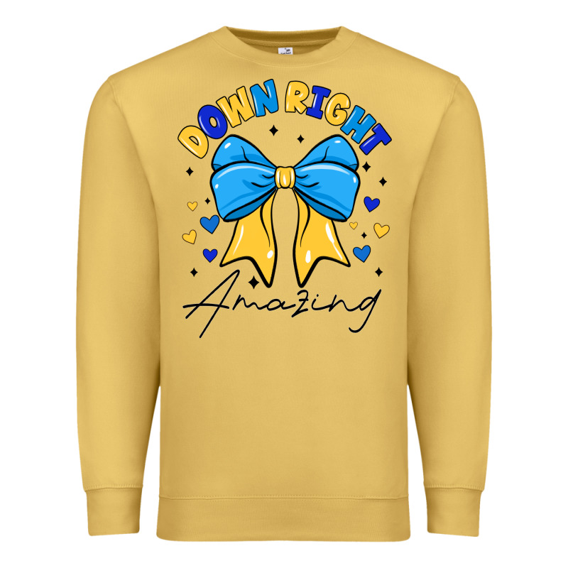 Down Right Amazing Premium Sweatshirt by CowhideDigitalArt | Teevron