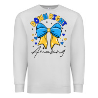Dove Grey Down Right Amazing Premium Sweatshirt - CowhideDigitalArt