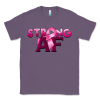 Lavender strong af breast cancer Classic Tee - BarkalooDesign