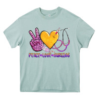 Arona peace love nursing Heavy Core Tee - AdoDesignShop