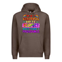Coffee what a beautiful day to respect other people Premium Hoodie - FaDigitalArtStudio