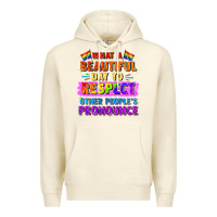 Sandshell what a beautiful day to respect other people Premium Hoodie - FaDigitalArtStudio