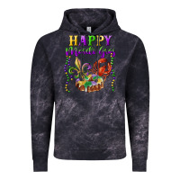 Cloud Black happy mardi gras fleur de lis king cake crawfish Vintage Hoodie - RanaPortraitStore