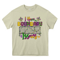 Mossy i have boundary issues Heavy Core Tee - MaliasSmallBusiness