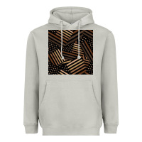 Moon Dust melanin american flag seamless pattern Heavyweight Hoodie - BundleAndBundleShop