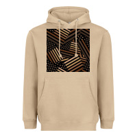 Mushroom melanin american flag seamless pattern Heavyweight Hoodie - BundleAndBundleShop