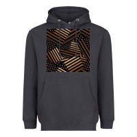 Smoke melanin american flag seamless pattern Heavyweight Hoodie - BundleAndBundleShop