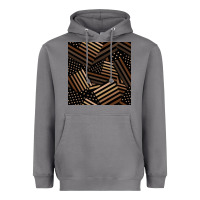 Storm melanin american flag seamless pattern Heavyweight Hoodie - BundleAndBundleShop