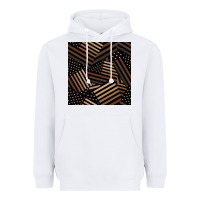 White melanin american flag seamless pattern Heavyweight Hoodie - BundleAndBundleShop