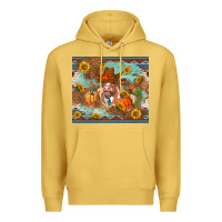 Antique Gold Fall heifer cow Premium Hoodie - RanaPortraitStore