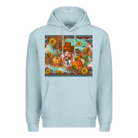 Blue Mist Fall heifer cow Premium Hoodie - RanaPortraitStore