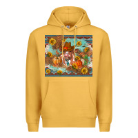 Mustard Fall heifer cow Premium Hoodie - RanaPortraitStore