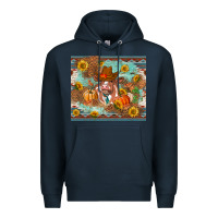 Navy Fall heifer cow Premium Hoodie - RanaPortraitStore