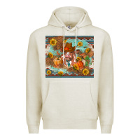 Oatmeal Heather Fall heifer cow Premium Hoodie - RanaPortraitStore
