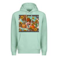 Seafoam Fall heifer cow Premium Hoodie - RanaPortraitStore