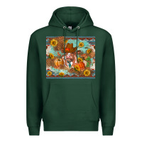 Sports Green Fall heifer cow Premium Hoodie - RanaPortraitStore