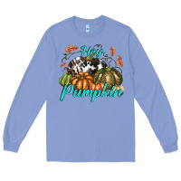 Colony Blue Hey Pumpkin Long Sleeve Tee - texasbilliewilder