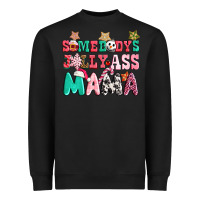 Black somebody jolly ass mama pink christmas Heavyweight Sweatshirt - CowGirlArtShop